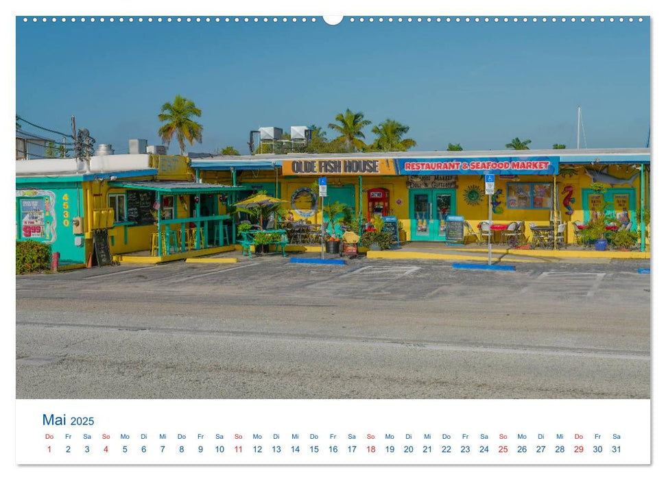 Matlacha - farbenfrohe Insel in Südwest-Florida (CALVENDO Premium Wandkalender 2025)