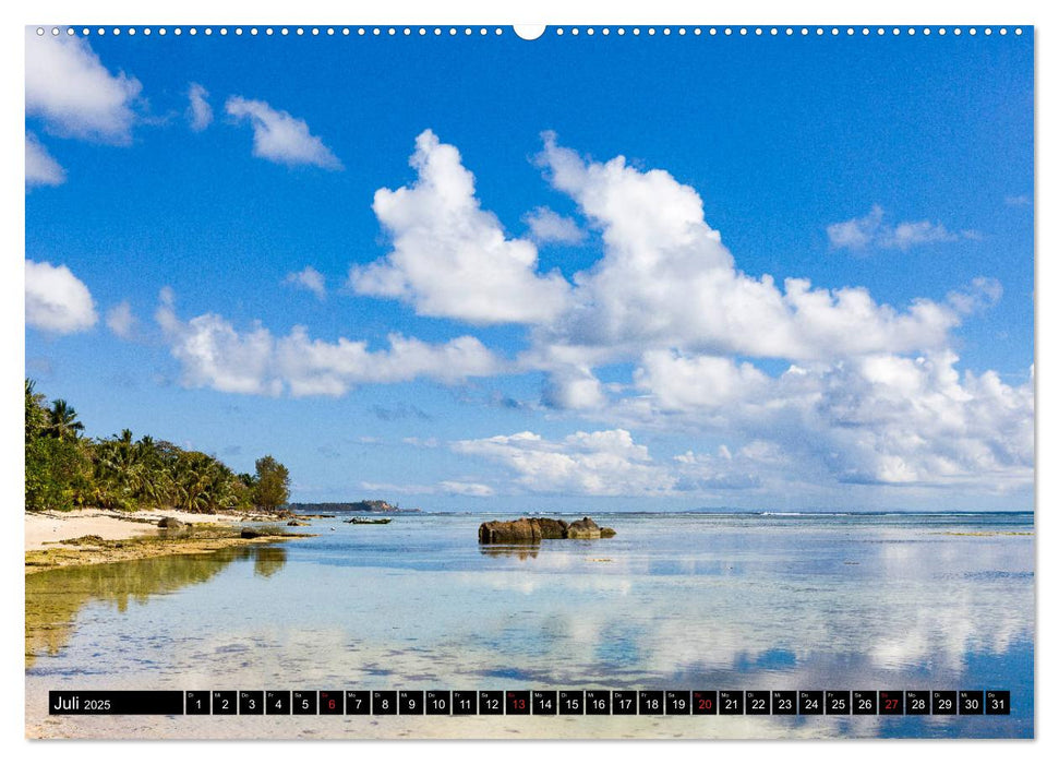 Seychellen. Sonneninseln - Mahé, La Digue, Praslin (CALVENDO Premium Wandkalender 2025)