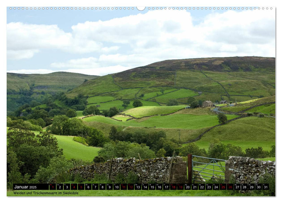 Traumhafte Yorkshire Dales (CALVENDO Premium Wandkalender 2025)