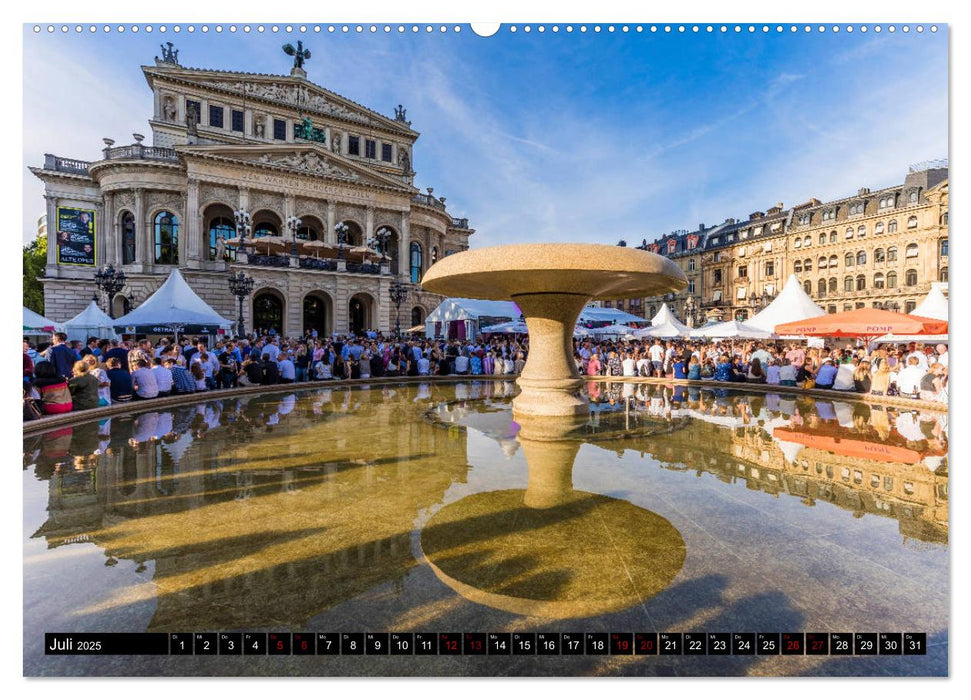 FRANKFURT Impressionen aus Mainhattan (CALVENDO Premium Wandkalender 2025)