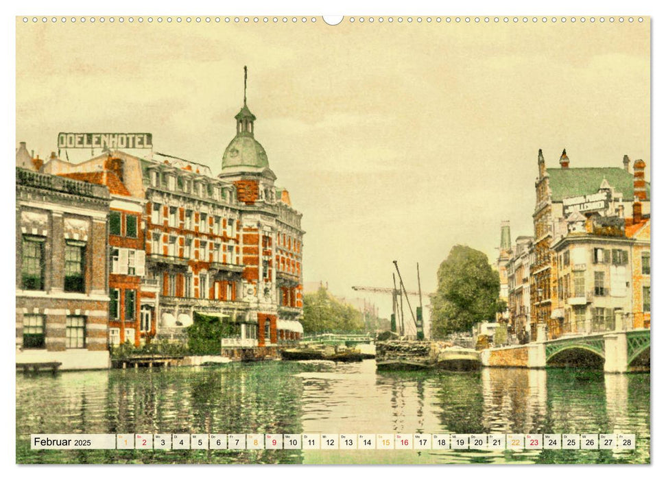 Amsterdam um 1900 (CALVENDO Premium Wandkalender 2025)