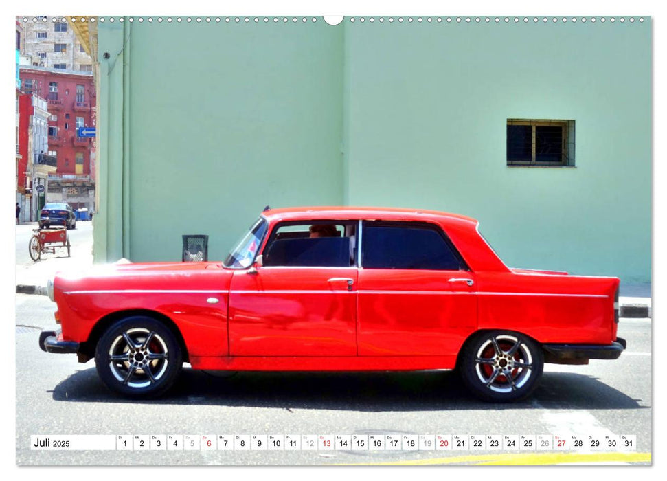 PEUGEOT 404 - Frankreichs Mercedes in Kuba (CALVENDO Premium Wandkalender 2025)