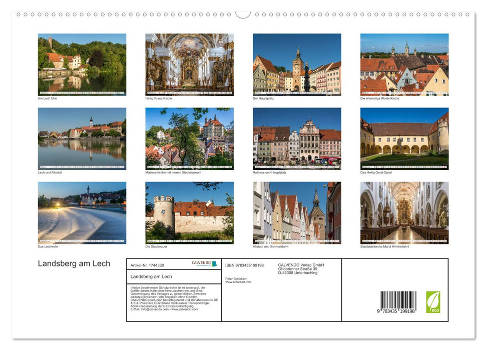 Landsberg am Lech (CALVENDO Premium Wandkalender 2025)