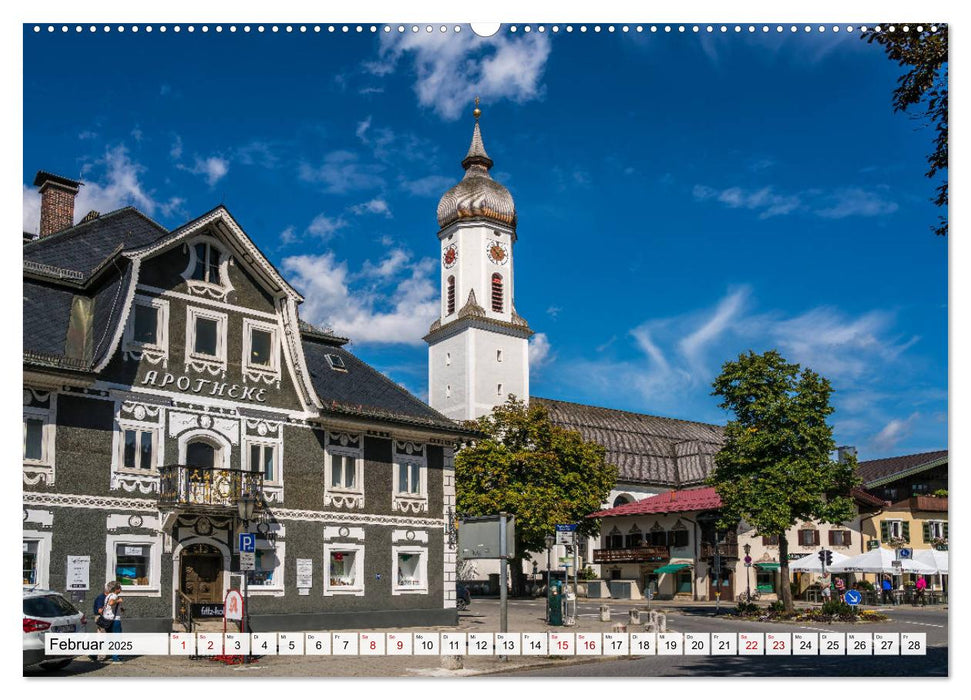 Ein Sommer rund um Garmisch-Partenkirchen (CALVENDO Premium Wandkalender 2025)