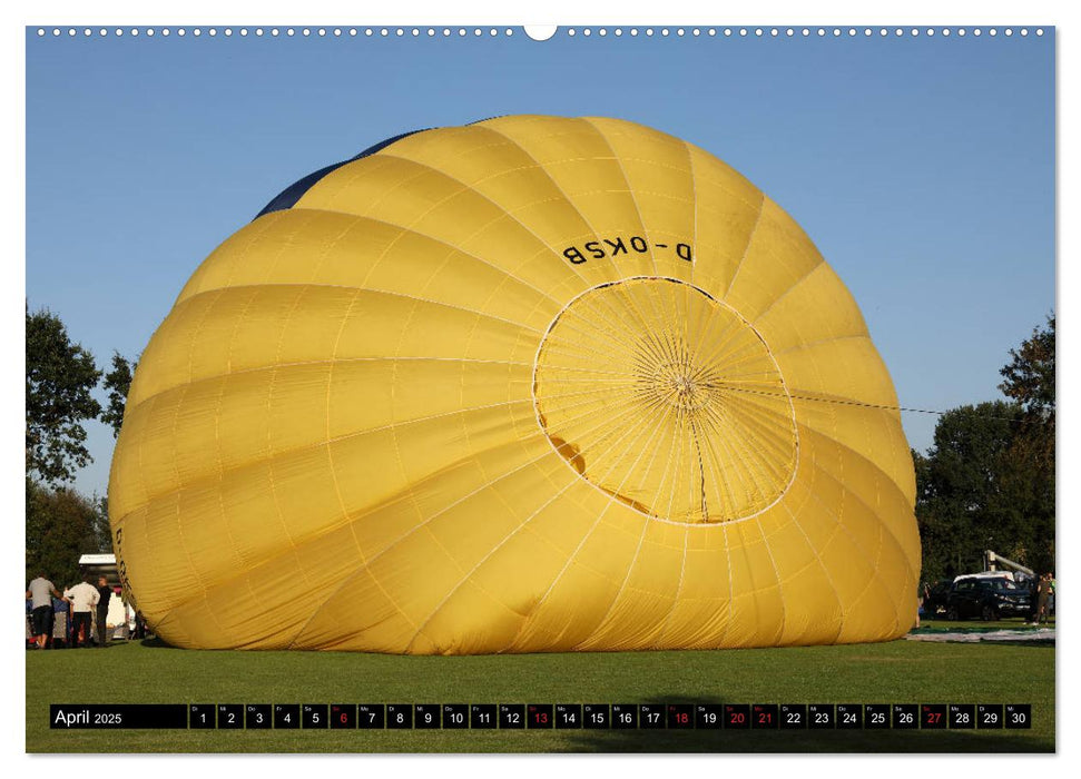 Ballonfahren - Die Stille nach dem Start (CALVENDO Premium Wandkalender 2025)