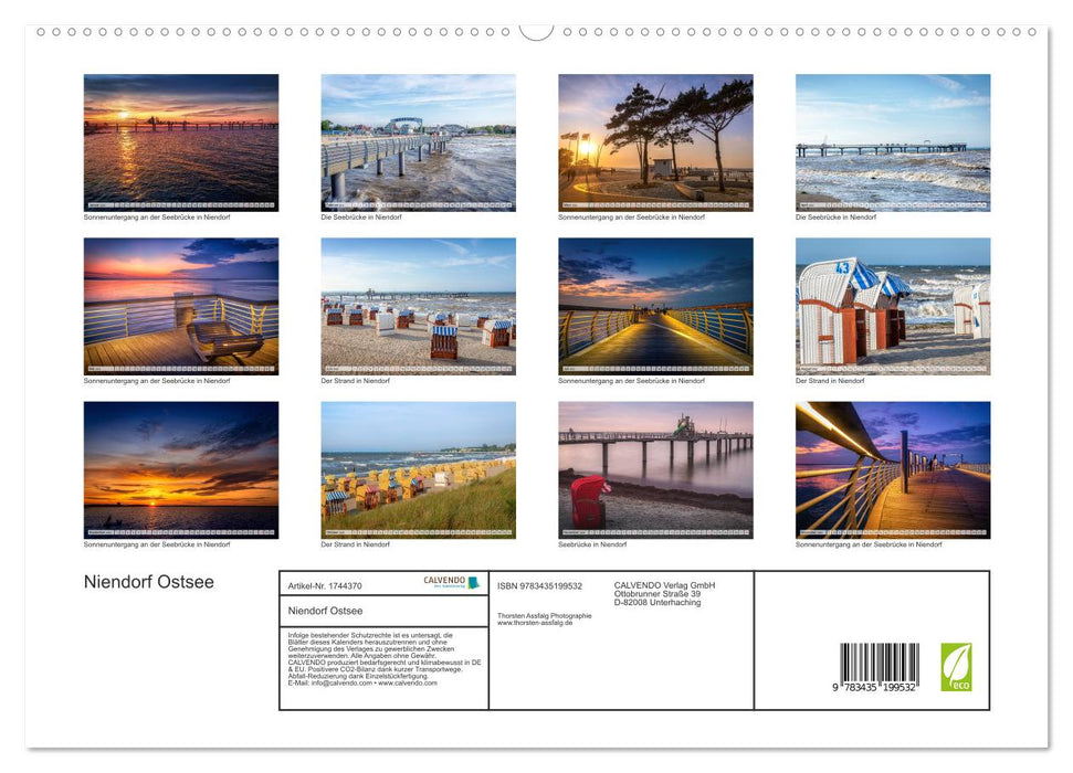 Niendorf Ostsee (CALVENDO Premium Wandkalender 2025)