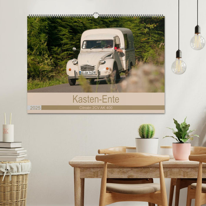 Kasten - Ente Citroën 2 CV AK 400 (CALVENDO Wandkalender 2025)