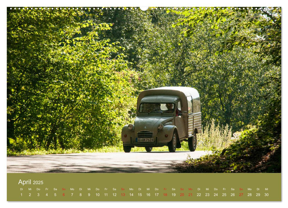 Kasten - Ente Citroën 2 CV AK 400 (CALVENDO Wandkalender 2025)