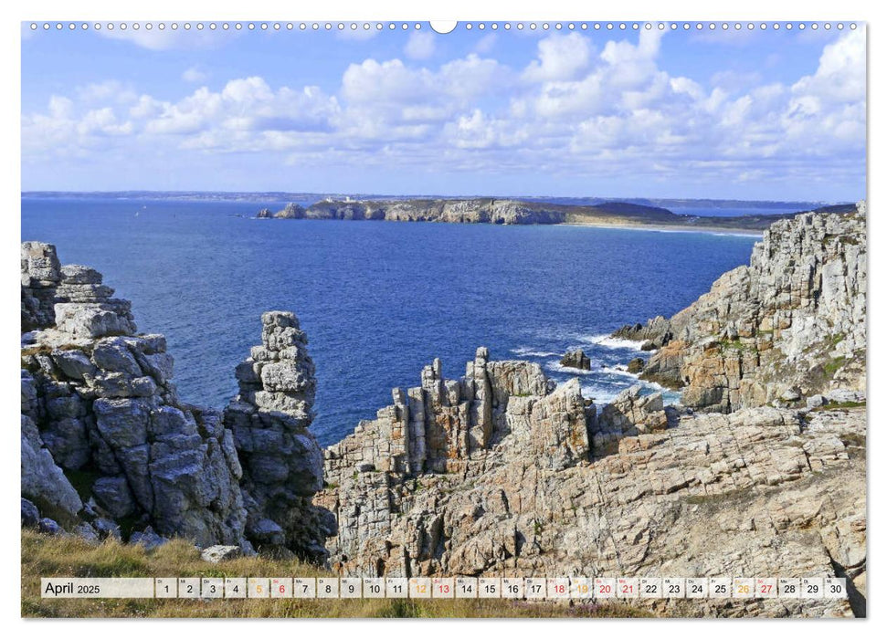 Normandie und Bretagne-faszinierend abwechslungsreich (CALVENDO Wandkalender 2025)