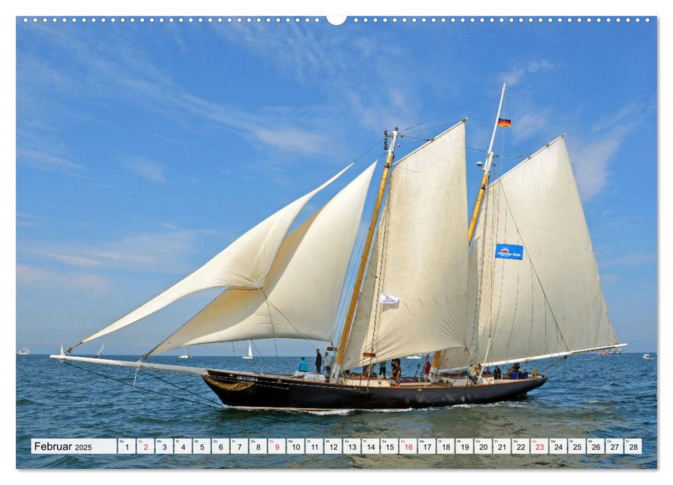 Die HANSE SAIL Das große Seglertreffen in Rostock (CALVENDO Premium Wandkalender 2025)