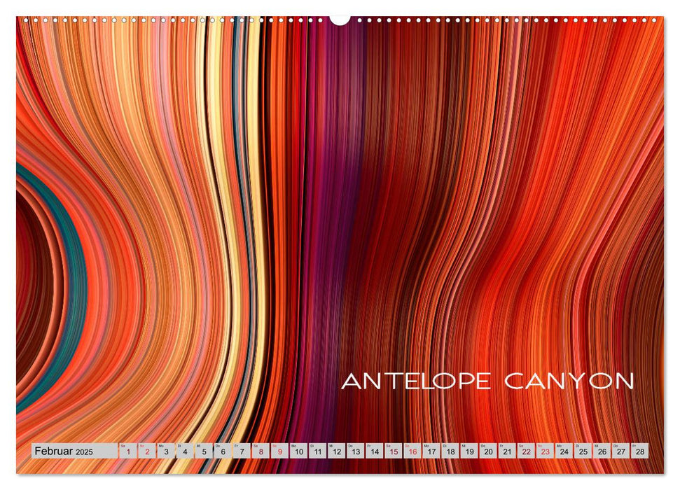 Landschaften Abstract Design (CALVENDO Wandkalender 2025)