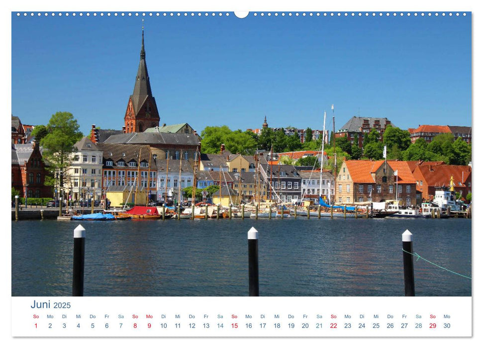 Flensburg 2025. Impressionen rund um den Hafen (CALVENDO Wandkalender 2025)