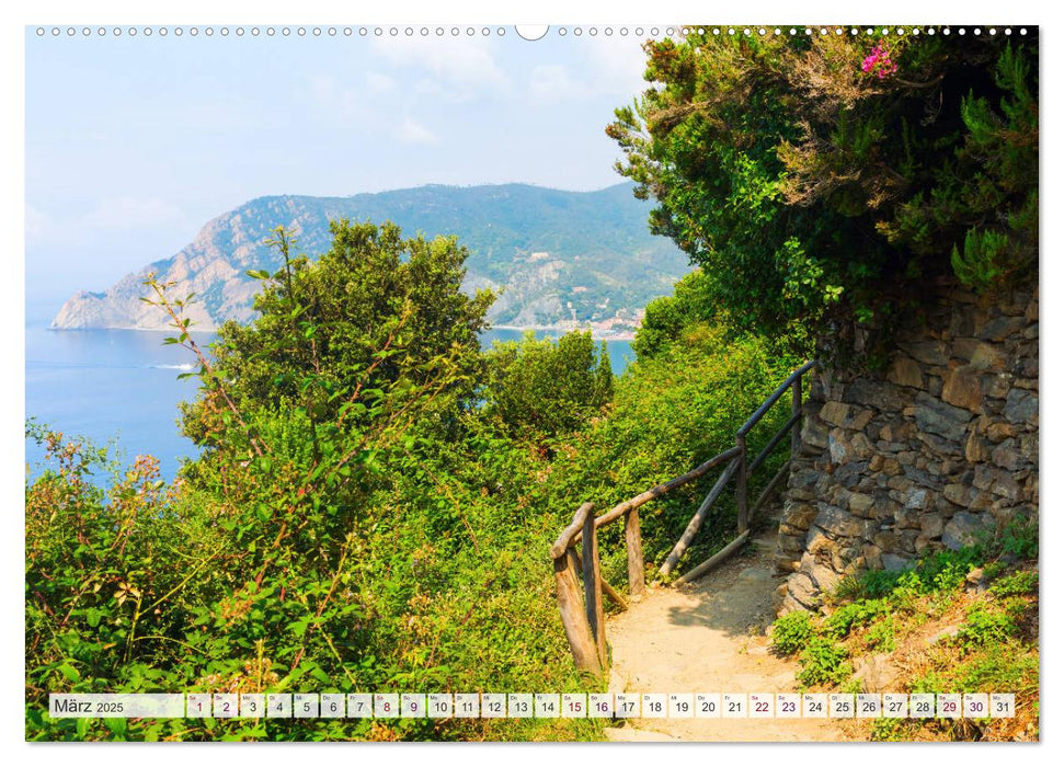 Cinque Terre - Fünf malerische Dörfer an der ligurischen Küste (CALVENDO Premium Wandkalender 2025)