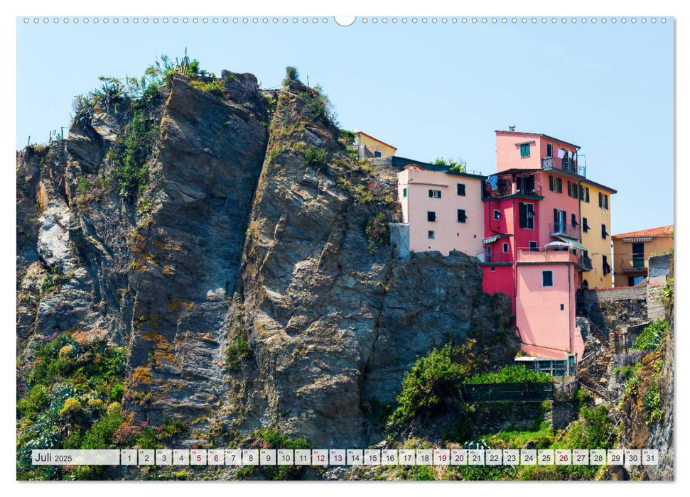 Cinque Terre - Fünf malerische Dörfer an der ligurischen Küste (CALVENDO Premium Wandkalender 2025)