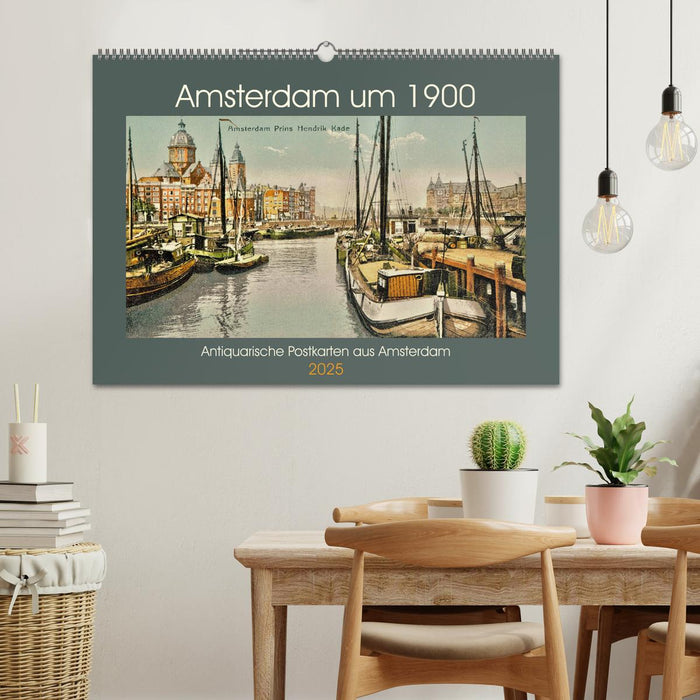 Amsterdam um 1900 (CALVENDO Wandkalender 2025)