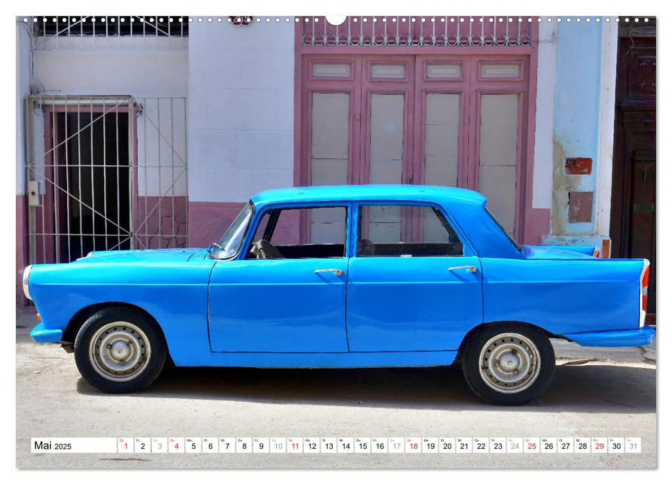 PEUGEOT 404 - Frankreichs Mercedes in Kuba (CALVENDO Wandkalender 2025)