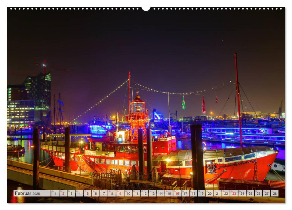 Hamburg - eine Bilderreise durch die Hansestadt (CALVENDO Premium Wandkalender 2025)
