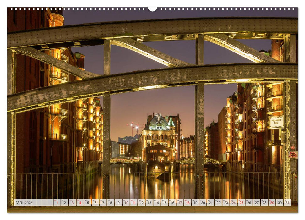 Hamburg - eine Bilderreise durch die Hansestadt (CALVENDO Premium Wandkalender 2025)