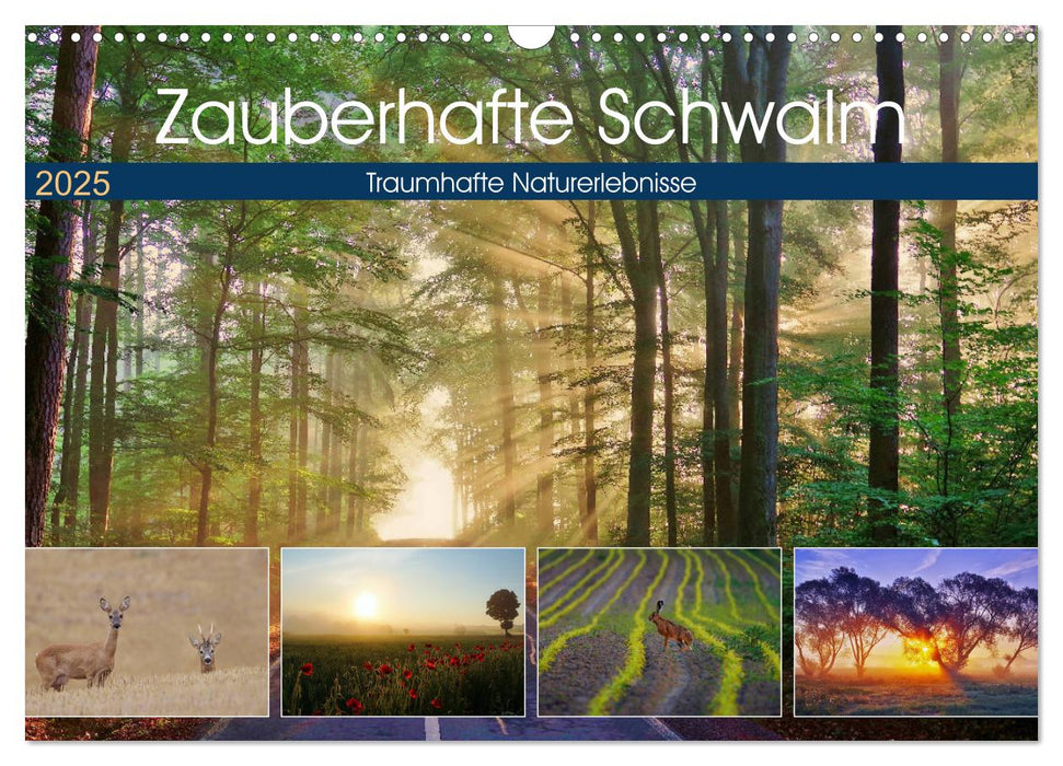 Zauberhafte Schwalm (CALVENDO Wandkalender 2025)