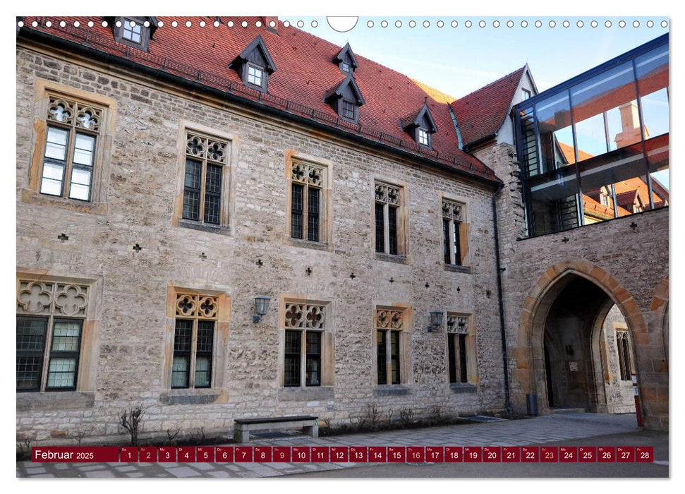 Erfurt - Landeshauptstadt mit historischer Altstadt (CALVENDO Wandkalender 2025)