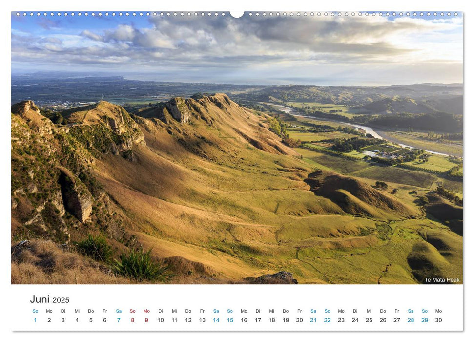 Neuseelands Berge (CALVENDO Premium Wandkalender 2025)