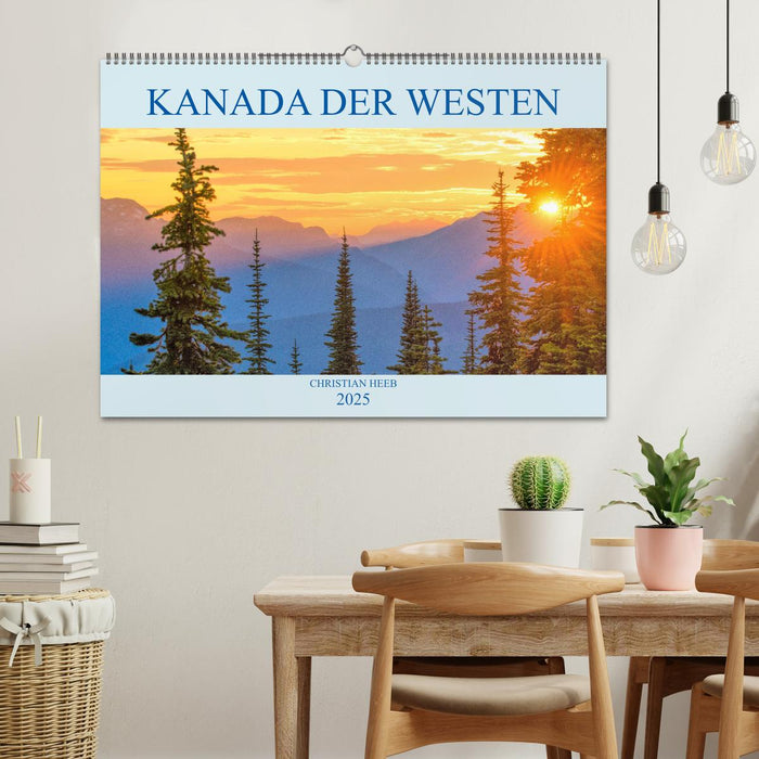 Kanada der Westen (CALVENDO Wandkalender 2025)