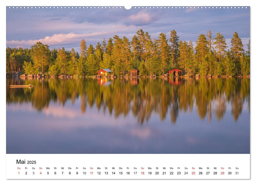 Schwedischer Sommer in Värmland (CALVENDO Premium Wandkalender 2025)