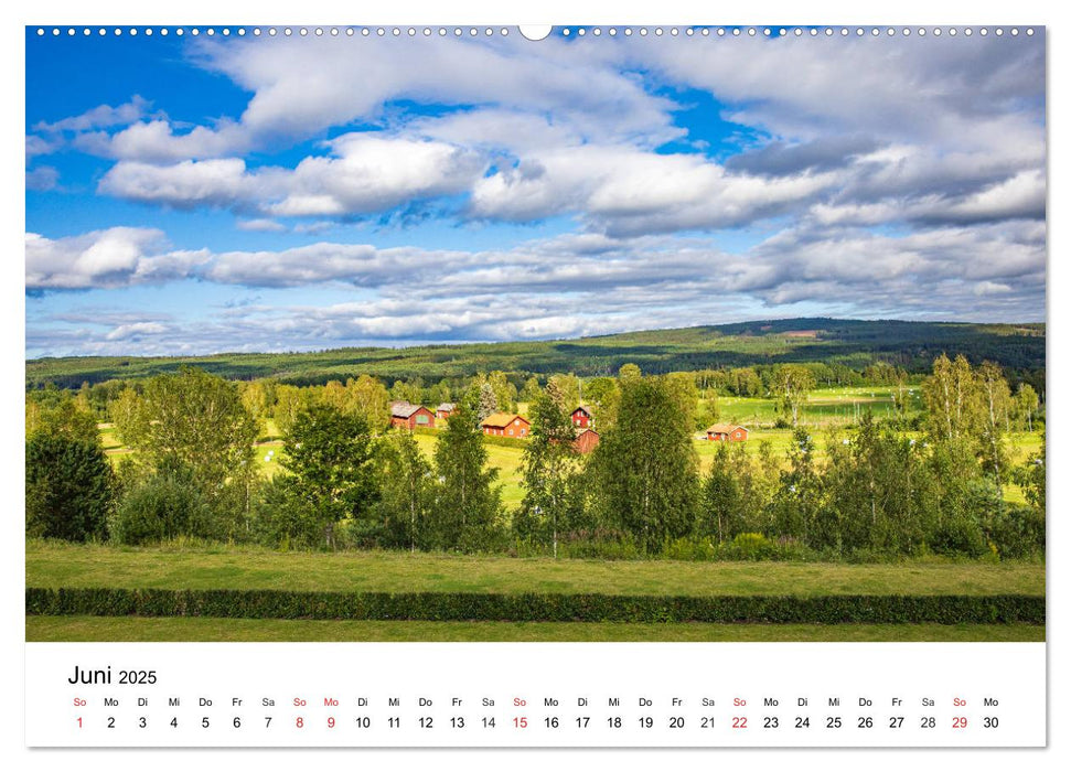 Schwedischer Sommer in Värmland (CALVENDO Premium Wandkalender 2025)