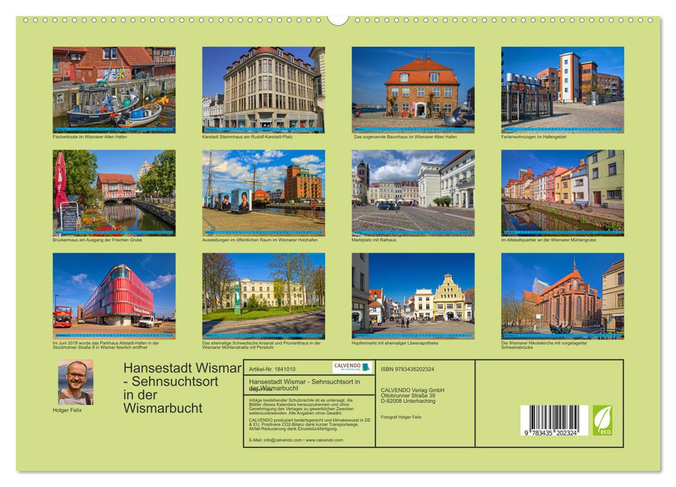 Hansestadt Wismar - Sehnsuchtsort in der Wismarbucht (CALVENDO Premium Wandkalender 2025)