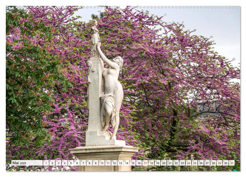 Frühling in Paris (CALVENDO Premium Wandkalender 2025)