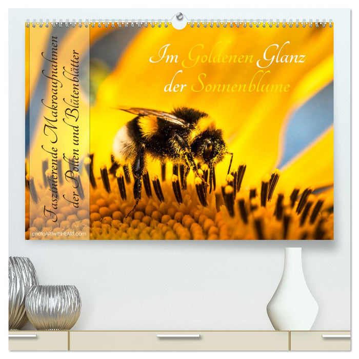 Im Goldenen Glanz der Sonnenblume (CALVENDO Premium Wandkalender 2025)