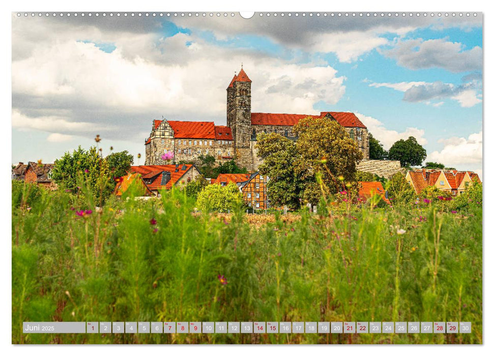 Quedlinburg - 1000 Jahre Geschichte im Harz (CALVENDO Premium Wandkalender 2025)