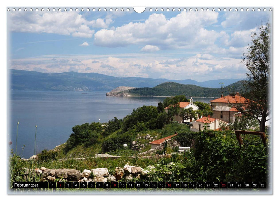 Kroatien - Wasser, Berge, schöne Städte (CALVENDO Wandkalender 2025)