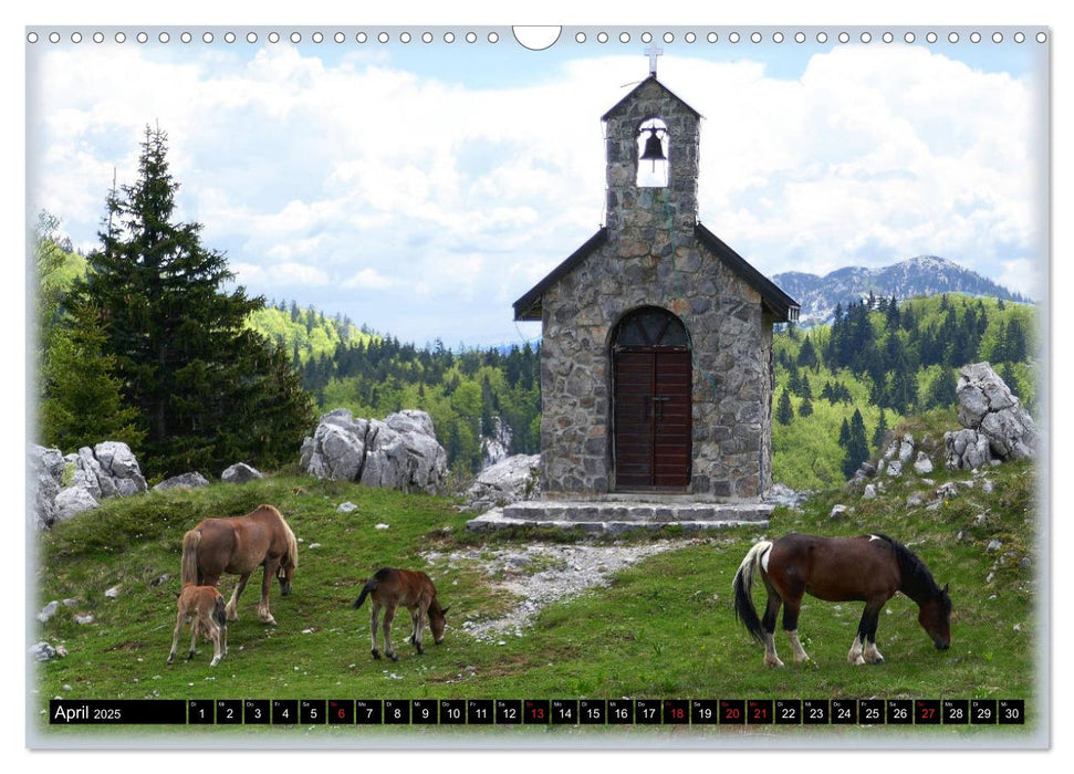 Kroatien - Wasser, Berge, schöne Städte (CALVENDO Wandkalender 2025)