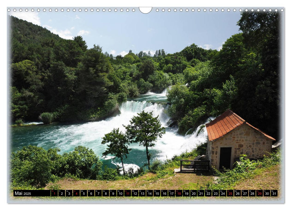 Kroatien - Wasser, Berge, schöne Städte (CALVENDO Wandkalender 2025)