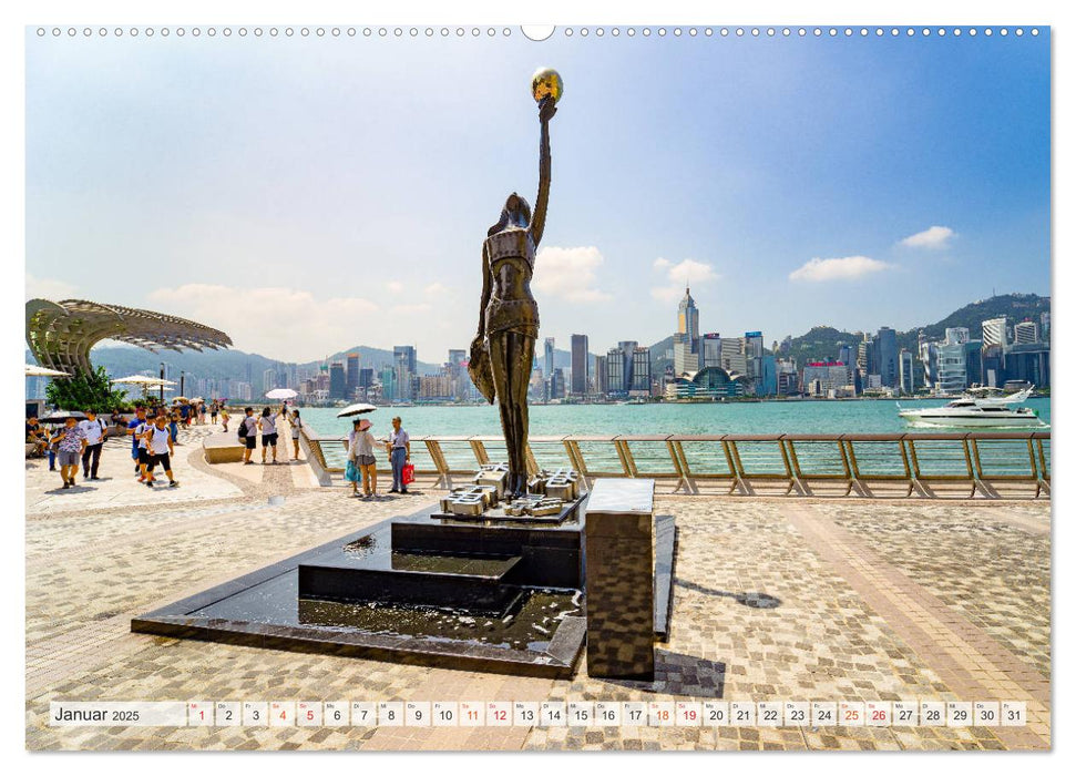 Hongkong Bilder einer Metropole (CALVENDO Premium Wandkalender 2025)