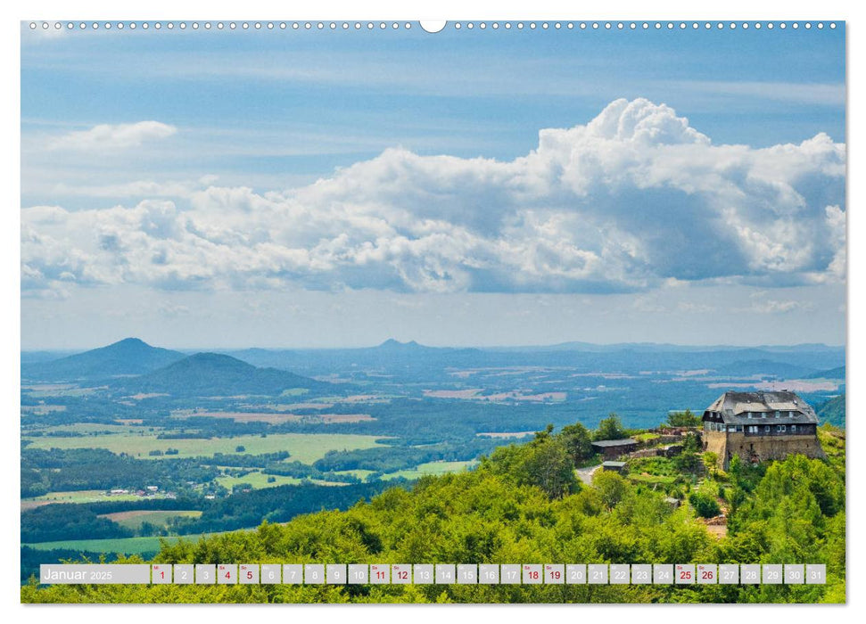 Naturpark Zittauer Gebirge (CALVENDO Premium Wandkalender 2025)