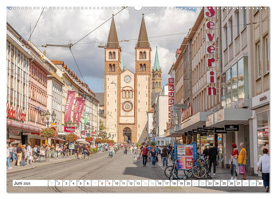 Würzburg - Stadt mit Charme (CALVENDO Premium Wandkalender 2025)