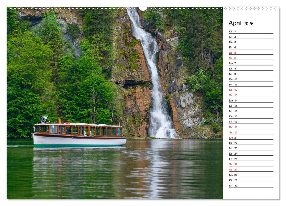 Servus am Königssee - Zu Besuch am bekanntesten Gebirgssee Bayerns (CALVENDO Wandkalender 2025)