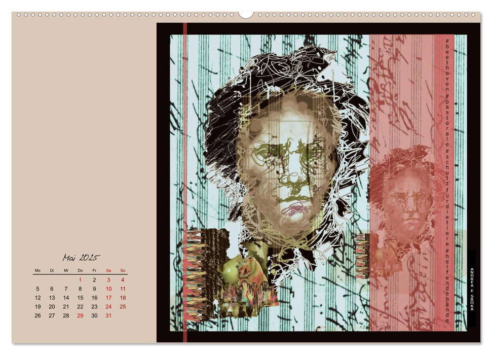 Beethoven - Pastorale im Aufbruch (CALVENDO Premium Wandkalender 2025)