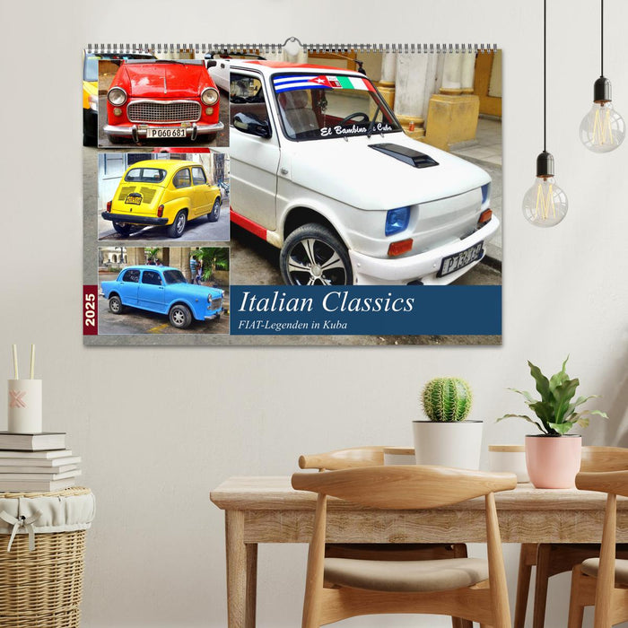 Italian Classics - FIAT-Legenden in Kuba (CALVENDO Wandkalender 2025)