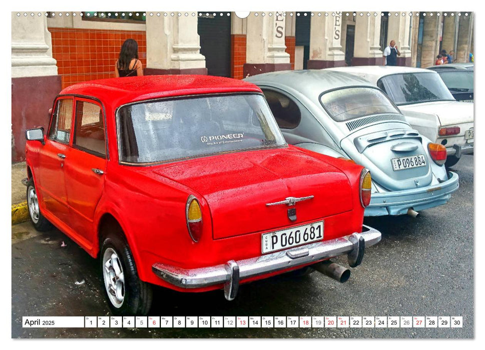 Italian Classics - FIAT-Legenden in Kuba (CALVENDO Wandkalender 2025)