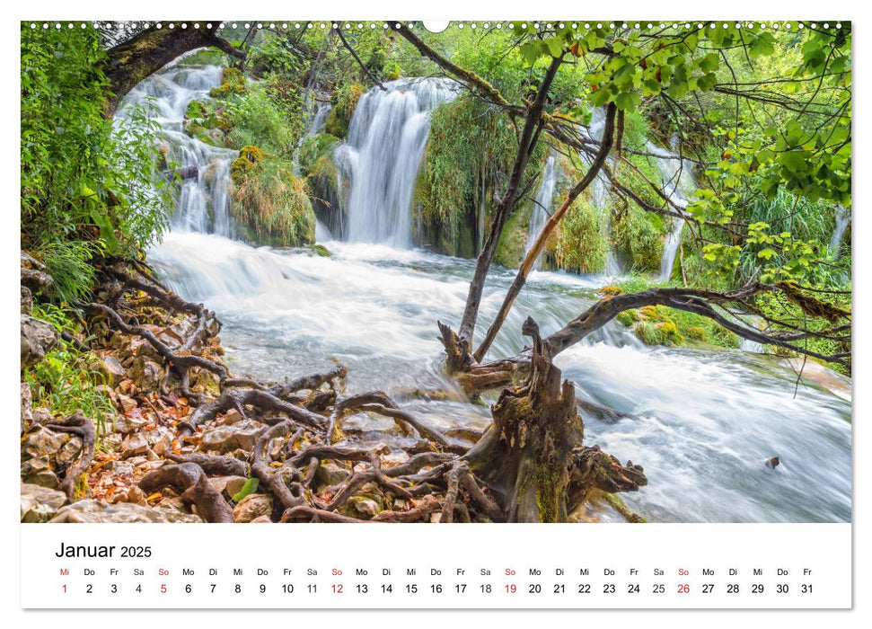 Nationalpark Plitvicer Seen (CALVENDO Premium Wandkalender 2025)