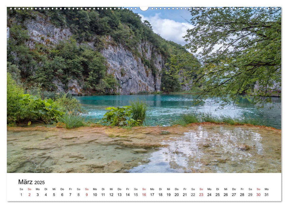 Nationalpark Plitvicer Seen (CALVENDO Premium Wandkalender 2025)