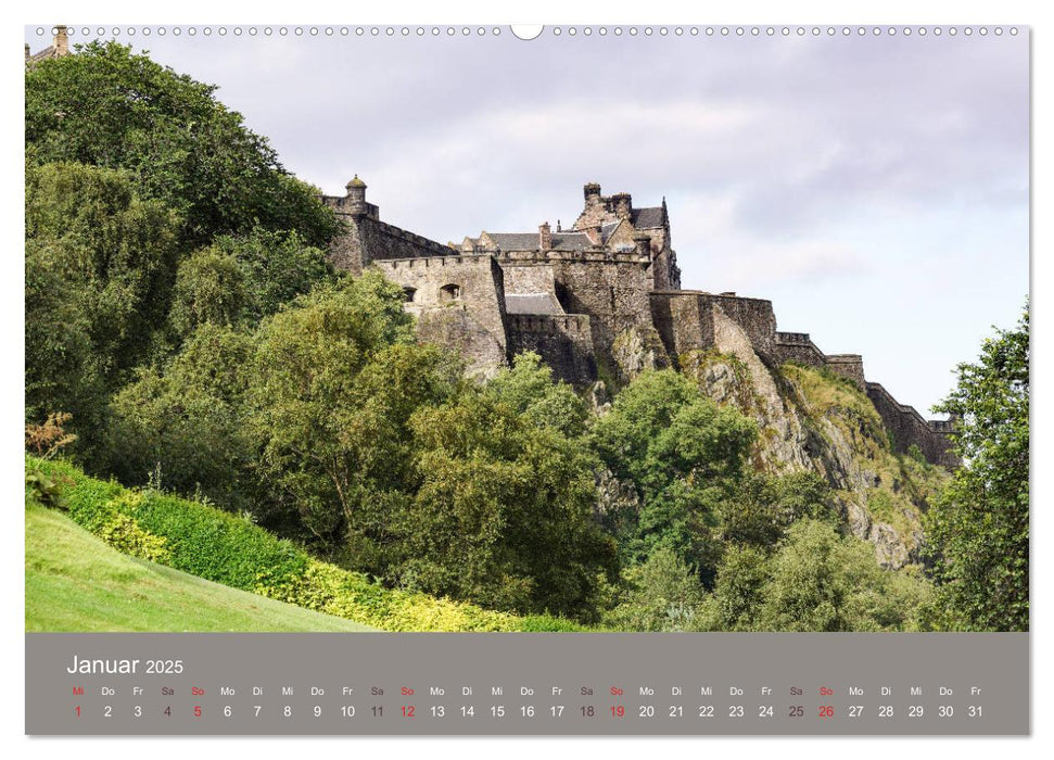 Edinburgh - Lebendige Metropole (CALVENDO Wandkalender 2025)