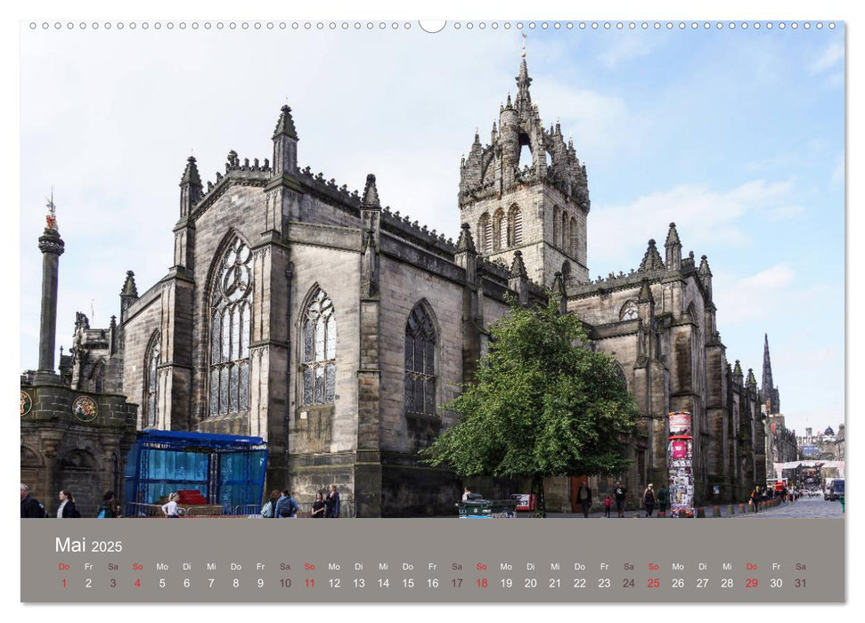 Edinburgh - Lebendige Metropole (CALVENDO Wandkalender 2025)