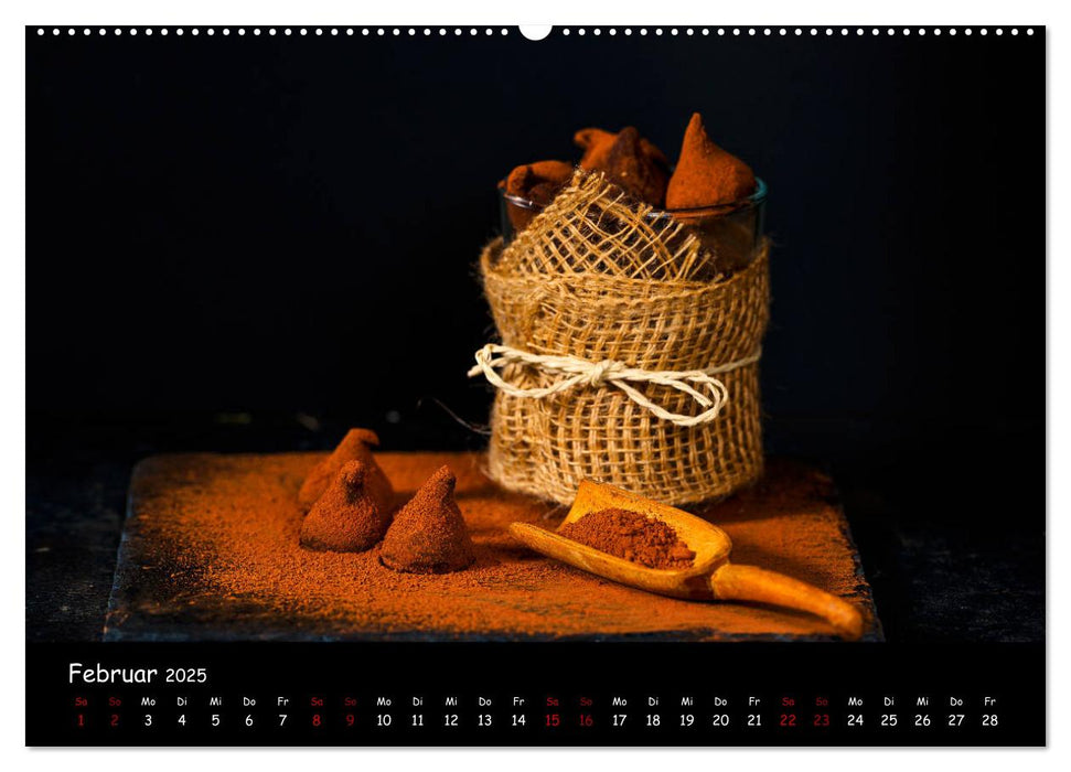 Für Genießer, Foodfotografie FINE ART (CALVENDO Premium Wandkalender 2025)