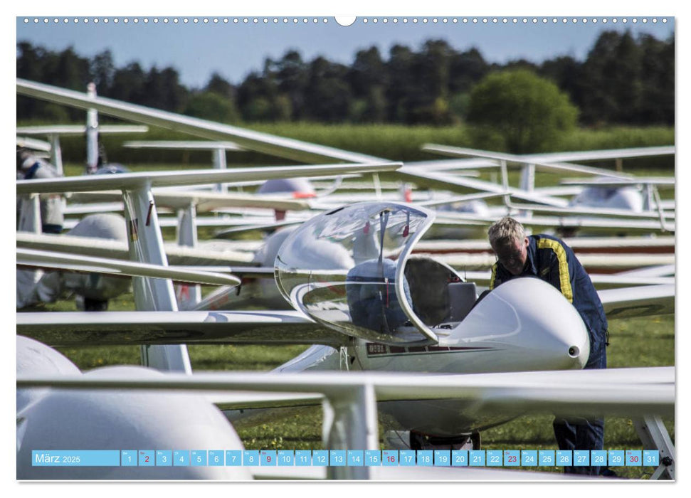 Segelflug - Den Traum vom Fliegen erfüllen (CALVENDO Premium Wandkalender 2025)