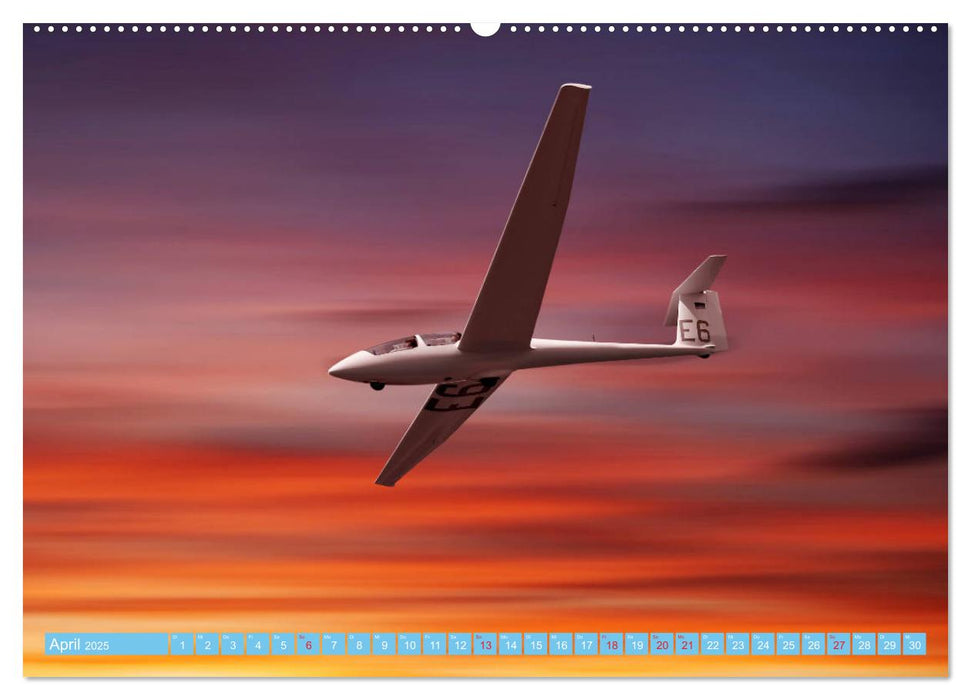 Segelflug - Den Traum vom Fliegen erfüllen (CALVENDO Premium Wandkalender 2025)