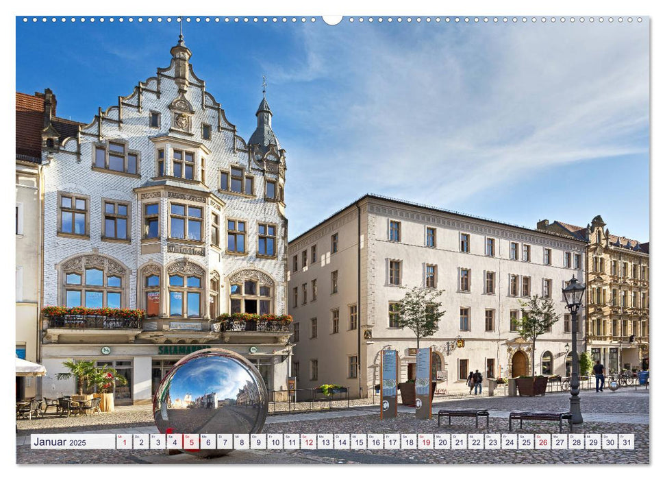 Lutherstadt Wittenberg - Die Wirkstätte des rebellischen Martin Luther (CALVENDO Wandkalender 2025)